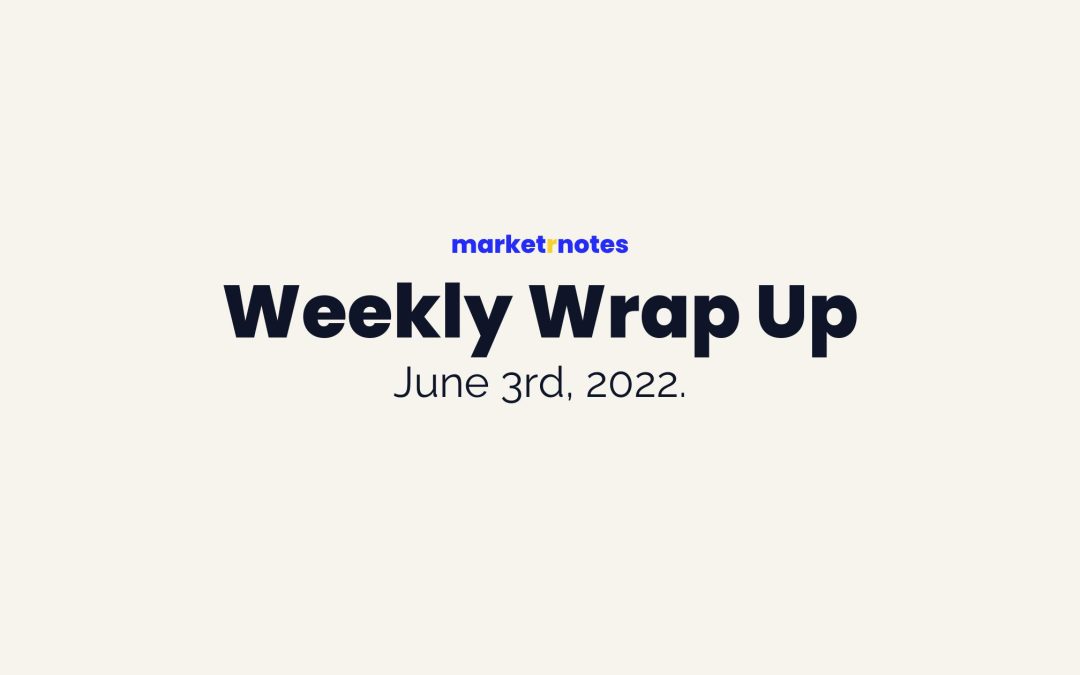 Weekly Wrap Up June 3rd